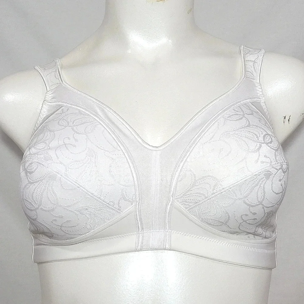 40C Exquisite Form‎ 5100706 Wire Free Bra White - New without Tags